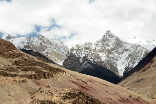 11 Colourful Limestone Hills And Mountains From Terrace Above The Shaksgam River On Trek To K2 North Face In China